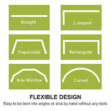 Ikea's kvartal ceiling mounted curtain tracks pop up everywhere, and give us plenty of ideas for installing them throughout the home. Kxlife Flexible Bendable Ceiling Curtain Track Curved Ceiling Track For Curtains Room Divider Ceiling Track System 8 Ft Pricepulse