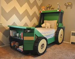 Construction Truck Bed Plans Pdf Format Twin Size Diy Etsy In 2020 Bed Plans Kids Bedroom Decor Tractor Bed