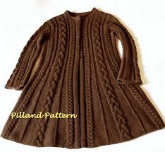 The two types of tight knitting available for the crochet are presented here in the best way. Sweater Coat Knitting Pattern Pdf Cable Knit A Line Coat Etsy Sweater Coat Knitting Pattern Sweater Coat Pattern Knitted Coat