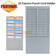 A wide variety of punch card holder options are available to you, such as closure type, material, and gender. Employee Time Recorder Punch Card Holder Rack 24 Company Use Shopee Singapore