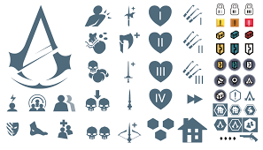 Assassin S Creed Unity In Game Icons By Https Www Deviantart Com Ceekaysickart On Deviantart Assassins Creed Unity Game Icon Unity