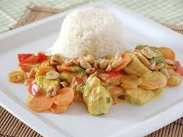 Ich suche reis in pflege. Hahnchen Curry Mit Erdnussen