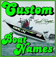 2x Boat Yacht Names Decal Sticker Kit 500x1800mm Boat Decals Boat Name Decals Sticker Kits