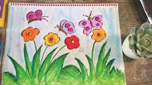 Easy drawing tutorials for beginners, learn how to draw animals, cartoons, people and comics. How To Draw Butterflies In The Garden How To Draw Butterfly And Flower Drawbutterfliesinthegarden Drawing Viviana Magazine