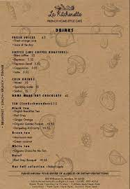 💚 tonight's vegetarian specials are : Dinner Menu Picture Of La Kitchenette Madison Tripadvisor