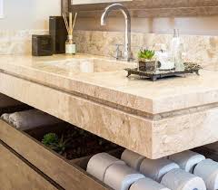 Pia De Marmore Esculpida Um Design A Mais No Mesmo Material Acho Lindo Construindodecor Com Br Pias De Banheiro Marmore Granito Para Banheiro Cuba Banheiro