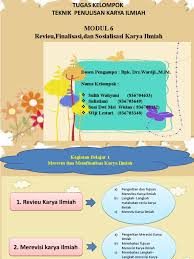 Modul teknik penulisan karya ilmiah idik4013. Karil Modul 6