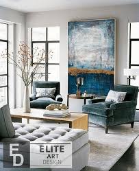 Large Abstract Canvas Art Ocean Wall Art Bathroom Canvas Etsy Living Room Decor Modern Living Room Grey Living Room Modern