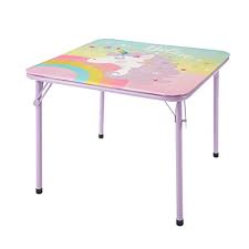 Shaped like a robot it is adjustable and easy to creatively place anywhere in the office or home and give that living space character. Heritage Kids Unicorn 3piece Table Chair Set With 2 Folding Chairs 1 Table Ages 3 Mint In Dubai Uae Whizz Table Chair Sets