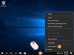 Move And Resize The Taskbar In Windows 10 | Customguide