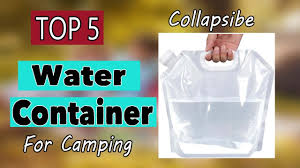 Vingli 50 gallon collapsible rain barrel, portable water storage tank, rainwater collection system downspout, water catcher container with filter spigot overflow kit 3.7 out of 5 stars 1,399 $42.99 $ 42. Best Collapsible Water Container For Camping 5 Gallon 2 5 Gallon Youtube