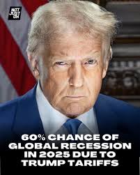 According to JPMorgan's Chief Economist Bruce Kasman, the risk of a global  recession has jumped from 40% to 60%. In his note titled “There Will Be  Blood,” Kasman cites Trump's new tariffs,