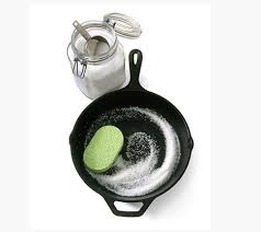 Cast Iron Pan Cleaning Hacks Spring Cleaning Kitchen Cast Iron Cleaning