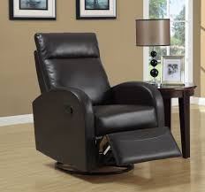 Swivel chairs with reclining capabilities: Small Leather Swivel Rocker Recliner Cheap Online