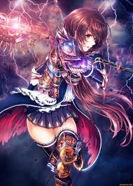 Sorry The Writing Of Adventure Became The Devil S Manga Anime Art Beautiful Pictures Girl Fantasy Armor Lightning Anime Art Beautiful Anime Art Fantasy Armor