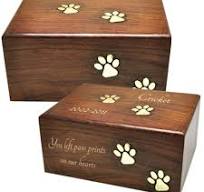 Paw Print Urn | Rosewood Pet Urns | New Memorials Direct Pets