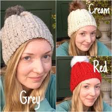 Faux Fur Snow Beanie With Pom Pom