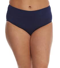 Jantzen Plus Size Solid Comfort Core Bikini Bottom