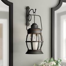 Set of wall sconces, farmhouse wall decor, sconce, lighted sconce, mason jar decor, farmhouse decor, rustic home decor, rustic wall decor. Indoor Lantern Wall Sconce Wayfair