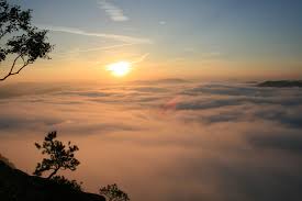Sonnenaufgang Lilienstein Saxon Switzerland Ylgenstein Weltwunder Elbsandsteingebirge Sachsisch