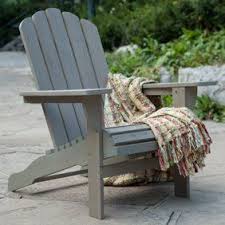 Belham Living All Weather Resin Wood Adirondack Chair Gray Walmart Com Wood Adirondack Chairs Wooden Adirondack Chairs Outdoor Chairs