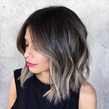 Black And Grey Ombre Hair Short Hair Styles Ash Blonde Hair Colour Short Hair Balayage
