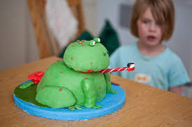 See the calorie, fat, protein and carbohydrate value of asda dexter the dinosaur cake here. Frog Cake Flour Arrangements