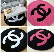 Tapis Ronds Chanel Cadre Deco Salon Coussin Design Deco Salon