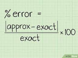 Percentage error formula is calculated as the difference between the estimated number and the actual number in comparison to the actual number and is expressed as a percentage here we learn how to calculate percent error using its formula with practical examples and a downloadable excel template. How To Calculate Percentage Error 7 Steps With Pictures