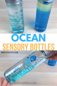 Stem activities omit the art component, thus making the acronym stem instead of steam? Ocean Sensory Bottle For Kids Active Littles