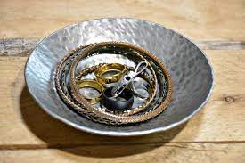 52 Stainless Steel Wedding Ring Dish Bowl Trinket Tray Etsy Stainless Steel Wedding Ring Wrought Iron Candle Wrought Iron Candle Holders