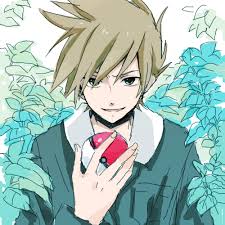 Her male counterpart is red in the same games. Green Pokemon Gary Oak Pokemon Red Green Image 943165 Zerochan Anime Image Board