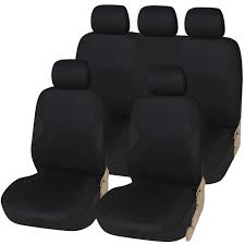 Most durable car seat cover: Universal Racing Style 9pc Car Seat Cover Set Shield Auto Care