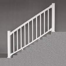 Designer S Image 6 X 3 Premium Classic Vinyl Stair Railing At Menards Designer S Image Reg 6 X 3 White Premium Classi Vinyl Stairs Vinyl Railing Stairs
