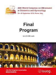 6th 3rd 9 wks pt 2. Isuog World Congress Program 2016 By Isuog Issuu