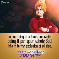 Since 1985, the birthday of swami vivekananda is celebrated as national youth day in india on every 12 th january.celebrate this wonderful day with the youth with national youth day 2021 theme and slogans on yuva shakti. Happy National Youth Day Quotes Images 2021 Poster Theme Slogans Pic
