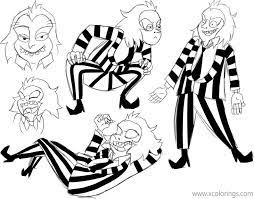 Inspired by broadway, colored by you! Beetlejuice Coloring Pages Coloring Home