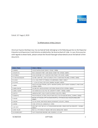 Untuk melamar peran ihg baru, kunjungi situs karier internal kami di merlin. Https Www Americanexpress Com Content Dam Amex In Legal Notice Board Aug 2020 Escheat Pdf