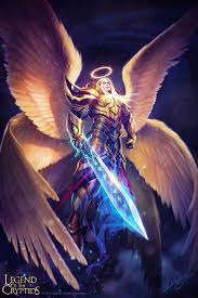 Archangel Gabriel Michael Raphael Uriel Metatron Angel Warrior Fantasy Art Dark Fantasy Art