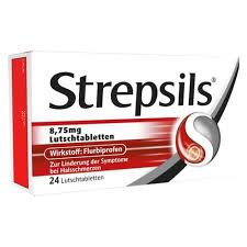 Strepsils Honey Lemon Flavor 24 Sore Throat Lozenges