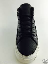 details about k1x nation of hoop perforated black mid ankle sneaker size 11usa 10 uk