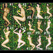 Old But Gold! Posing nude with Mangoes! ©BritainNTM5. (Note: Annaliese  flashing her nipples was 😱) (Another Note: ANTM C18 girls are here.  Annaliese5, Ashley6, and Sophie Bottom 2) : rANTM