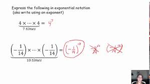 Exponential Notation Lesson 1