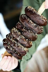 Black And White Bagel Flavor Black Russian Bagels Are The Perfect Bagel Deep Dark And Pumpernickel Crusted With Everything Bagel Topping Ba Everything Bagel Bagel Toppings Bagel Recipe