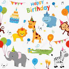 Maybe you would like to learn more about one of these? Colorful Birthday Party Background With Cute Animals And Birthday Royalty Free Cliparts Vectors And Stock Illustration Image 80041278