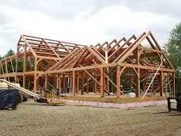 Post and beam construction also allowed for another important mid mod feature: Timber Framing 101 What Is A Timber Frame House
