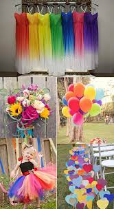 Diy Wedding Decorations Diyweddingdecorations Rainbow Wedding Theme Rainbow Bridesmaids Rainbow Bridesmaid Dresses