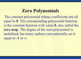 What is the degree of the polynomial 5 √ 3? What Is The Degree Of Zero Polynomial Please Define It Brainly In