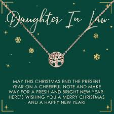 Birthday Gift Ideas For Daughter In Law Christmas Gift For Daughter In Law Necklace Jewelry Xmas Holiday Gift Idea Son S Wife Daughter In Law Gifts In Law Gifts Gifts