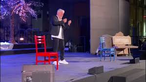 A piazza San Lorenzo Over con Pier Maria Cecchini, 29 luglio 2023